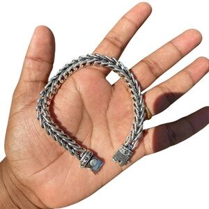 Handmade 925 Sterling Silver Bracelet | 9 Inch | 51 Grams | Made in Bali